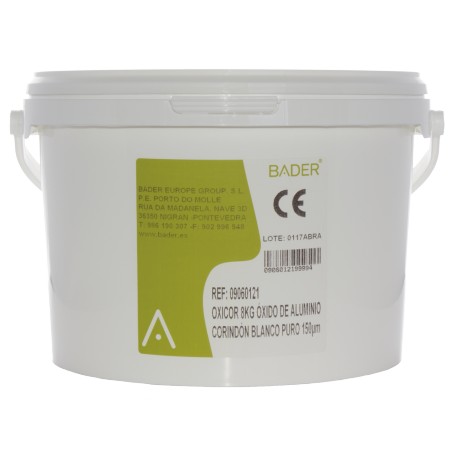 OXICOR 150µm 8KG ÓXIDO DE ALUMÍNIO/CORINDÃO BRANCO
