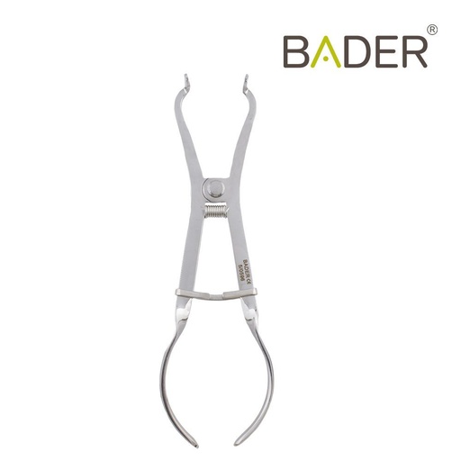 [5/0596] FÓRCEPS DE RUBBER IVORY. PORTA CLAMPS BADER® DENTAL