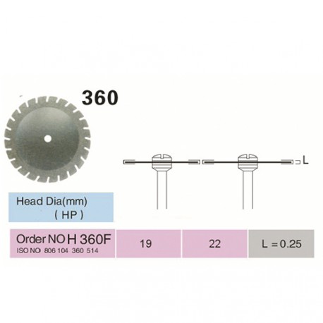 [H360DF-19] DOUBLE-LAYER FLEX DIAMOND DISCS  ISO 806.104.360.514.190