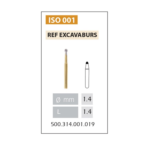 [EXCAVA7004] FRESA CARBURO TUNGSTENO FG ISO.500.314.001.019 X5UDS.